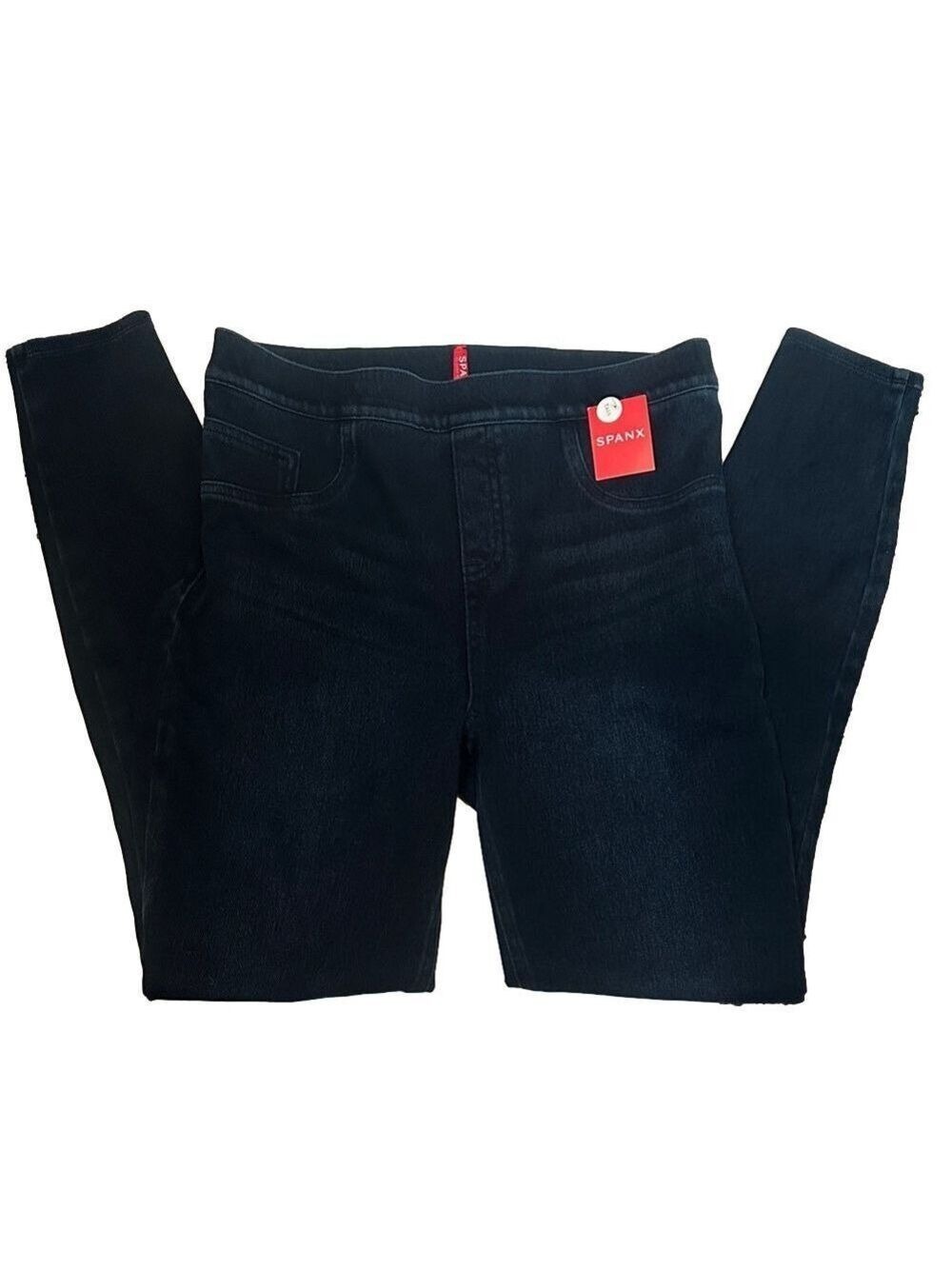 SPANX Women's Dark Blue Ankle Leggings Large Tall